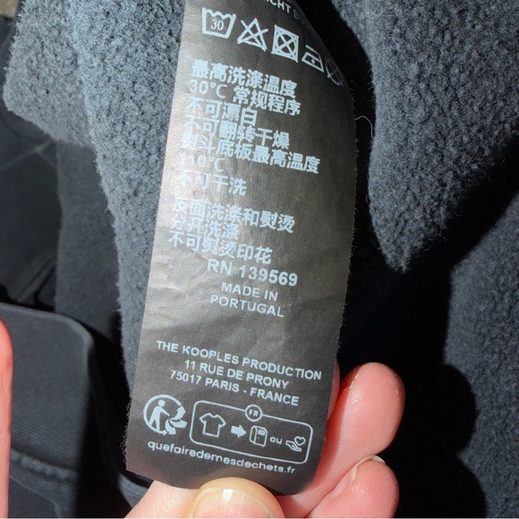 The Kooples Leopard Graphic Crewneck, Made in Portugal (Size 1, fits S/M) - Picture 11 of 11